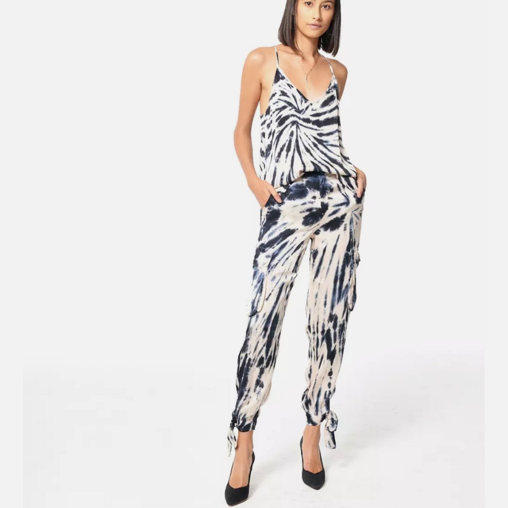Young Fabulous & Broke Mi Amor Tank Janelle Pant Set Blue Safari Wash